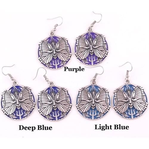 PSYCHE Goddess Pendant Butterfly SOUL Neptune Amulet Earring