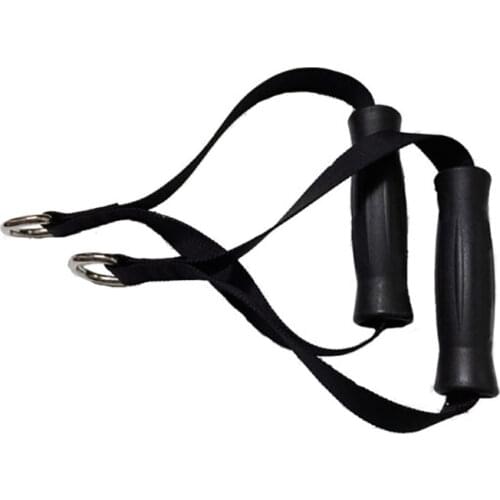Gym Exercise Handles for Resistance Bands Lat Pulldowns Chest Flys Tricep Rope Pulling Strength Fitness Accessories