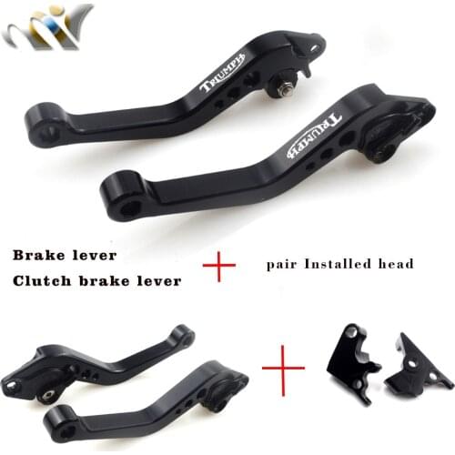 CNC Motorcycle Short Brakes Clutch Levers Fit For Triumph SPEED TRIPLE TIGER 1050/Sport TIGER 800/xc BONNEVILLE/SE/T100/Black