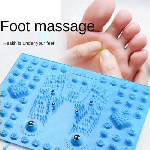 Shiatsu board foot massage pad magnetic therapy walking blanket home pain marriage tricky toe pressure board fitness foot pad