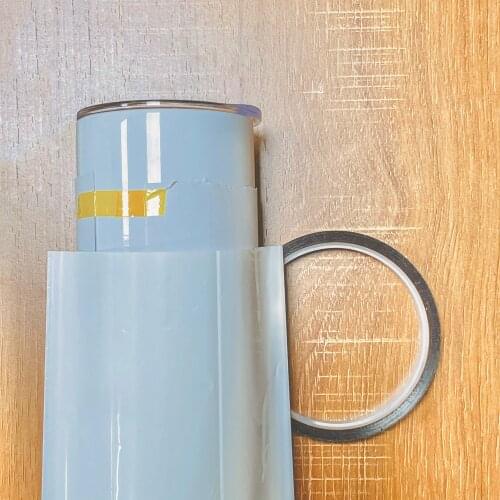 XHL-SUB300180 Transparent Sublimation Shrink Film Sleeve Shrink Wrap for Blank Sublimation Cases