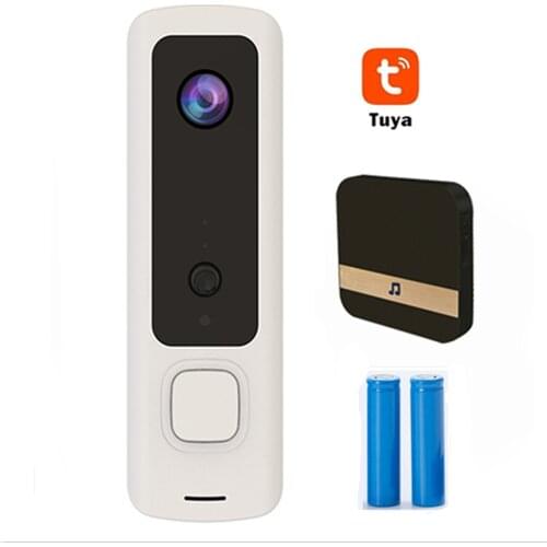Tuya Smart Video Doorbell Waterproof Night Vision Home Security 720P Camera Digital Visual Intercom WIFI Door Bell