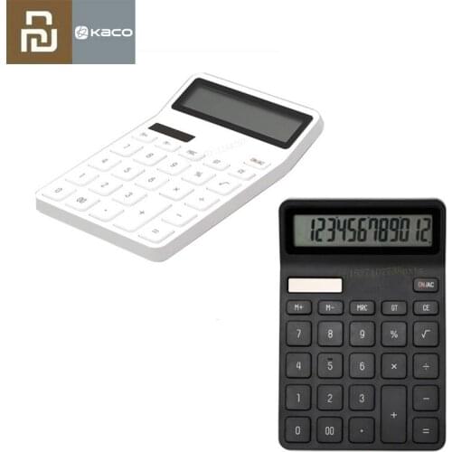 Youpin Kaco Lemo Calculator LCD Display Intelligent Shutdown Function Calculator Student Calculation Tool No Battery