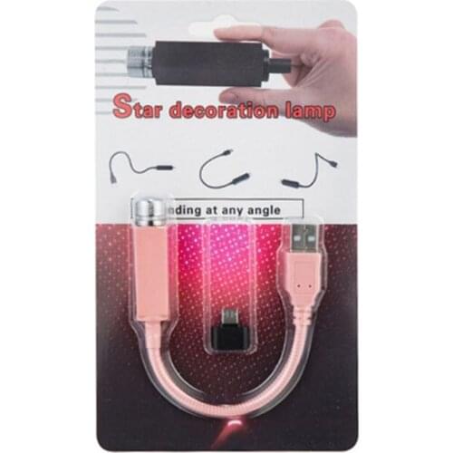 USB Car Accessories Interior Atmosphere Star Sky Lamp Ambient Star Night Lights Home Ceiling Decoration Light