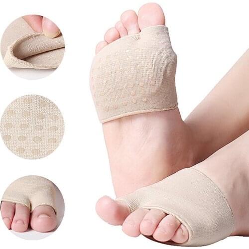 Foot Guards For Bunion Valgus Care Toe Separator Straighteners Thumb Orthosis Splint Pain Relief Feet Care Protector Half Insole