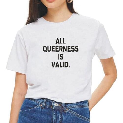 Ladies Letter Print T-shirt Cotton Tops Summer New Fashion Harajuku Funny Tee Shirt Femme White Black Tshirt Women