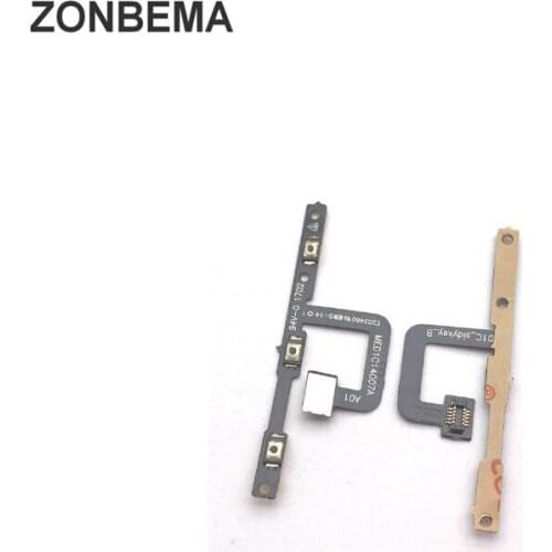 ZONBEMA 5pcs/lot Side Key Button For Nokia 6 Volume Side Power Switch on off Button Key Flex Cable Replacment Parts