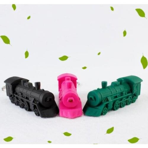 200pcs/lot Plastic LED 3D Vintage Train Shaped Keychains with Sound Novelty Children Toy Keyrings SN861