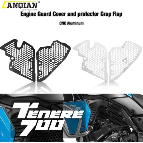 For Yamaha Tenere 700 T7 Rally 2019 2020 2021 Motorcycle Accessories Engine Guard Cover Protector Crap Flap XTZ700 XT700Z Tenere