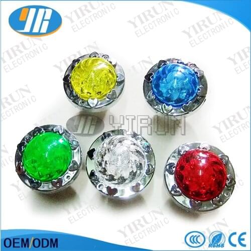 10pcs/lot swing machine parts 54mm 12V LED lamp Kiddie rides game machine decoration colorful light for Childrens game parts