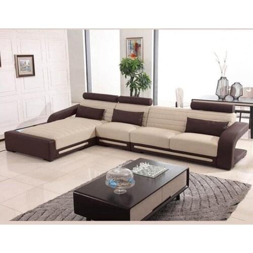 Modern style living room Genuine leather sofa a1310