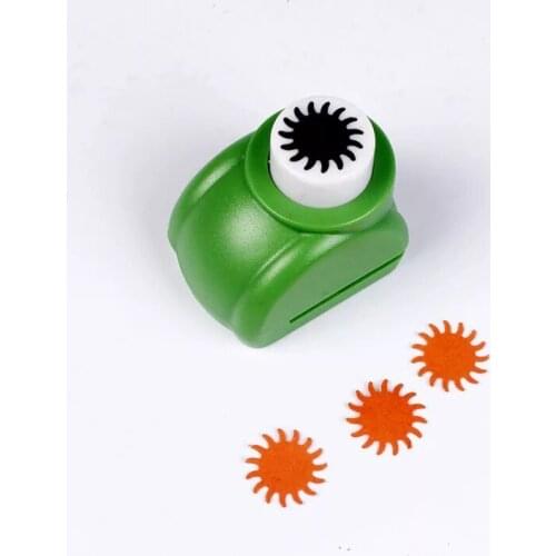 Sun shape hole punch Scrapbooking punches 15mm Paper Punch For DIY Gift Card Punches Creative Embossing perforadora de papel