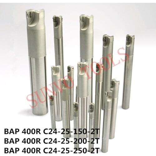 BAP 400R C24-25-150/C24-25-200/C24-25-250/-2T CNC Milling Cutter Tool Holder APMT1604 PDER insert