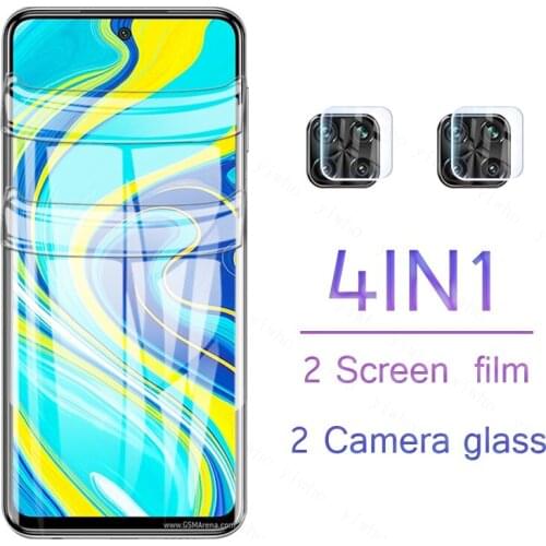 Redme Note 9 Pro Hydrogel Film for Xiaomi Redmi Note 9Pro Camera film on Redmi Note 9 S Promax screen protector film safety glas