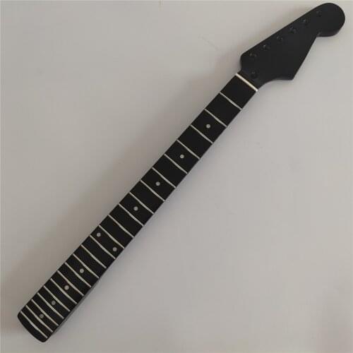 Maple 22 frets electric guitar Neck Maple Fingerboard inlay Replacement black