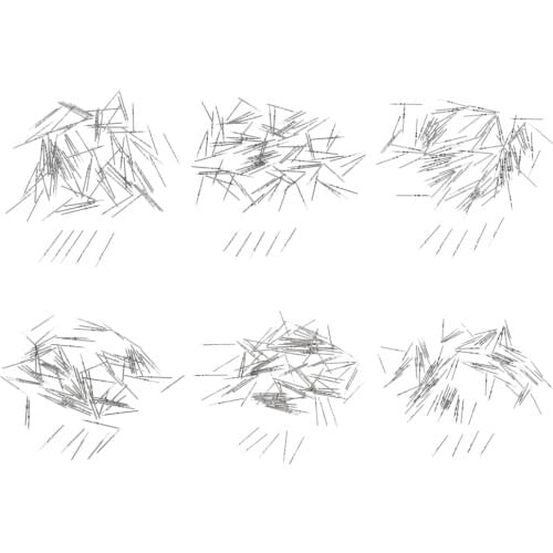 100 Pieces Repair Tools Watch Winding Stem Parts for 46941 46945 8200 8205 7009 2836 Movement Accessories Silver Color