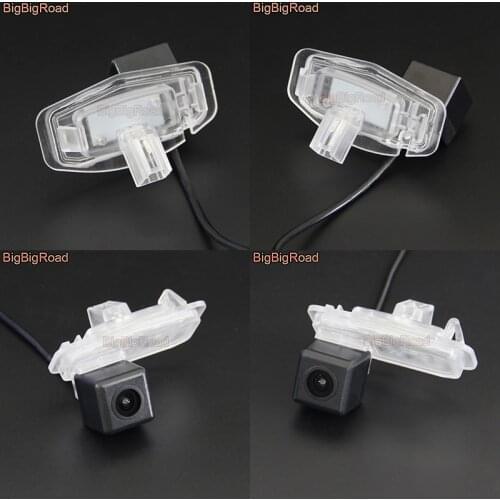 BigBigRoad For Honda Accord 9 MK9 Ballade GM6 2013~2019 / Crider 2013~2016 / City 2018 Car Rear View Camera Auto Backup Monitor