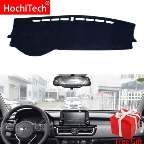 Car Dashboard Avoid Light Pad Instrument Platform Desk Cover Mats Carpets for KIA Forte 2019 2020 BD Cerato K3 Vivaro