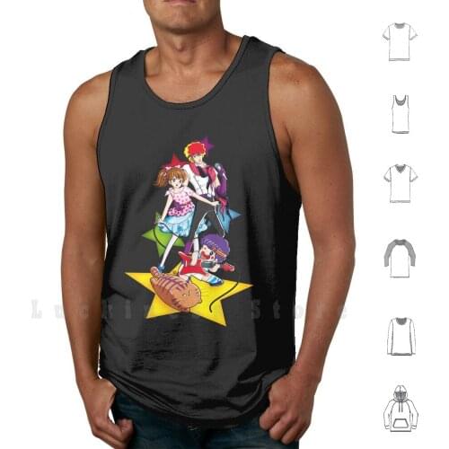 Ai Shite Knight - Oac tank tops vest 100% Cotton Ai Shite Knight Love Me Anime Manga Rock Shoujo Bee Hive Beehive Music