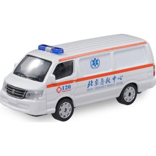 Xcartoys 1:64 Beijing Jinbei Ambulance No.48 Simulation Model Car
