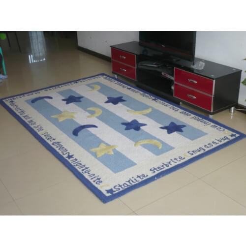 Preparation of pure wool handmade carpet production cartoon sofa coffee table