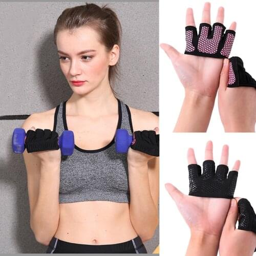 Professional Gym Fitness Gloves Power Weight Lifting Women Men Crossfit Workout Bodybuilding Half Finger Hand Protector