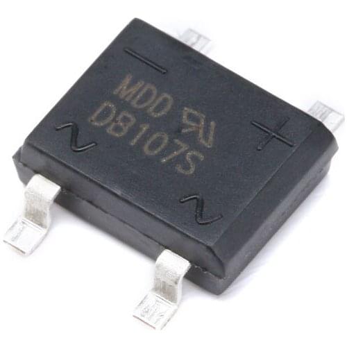 20-50pcs Original genuine patch DB107S straight plug DB107 rectifier bridge stack silicon bridge rectifier