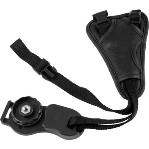 DSLR Camera PU Leather Grip Rapid Wrist Strap Soft Hand Grip Camera Bag Universal for Canon Nikon Sony Olympus Black Wholesale