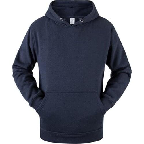 New Autumn Winter Mens Hoodies Sweatshirts Long Sleeve Hooded Pullover Male Solid Color Sweatshirt Running fitness