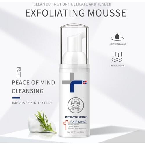 Facial Exfoliating Mousse Peeling Gel Face Scrub Deep Remove Cleaning All Skin Types Smooth Moisturizing Skin Exfoliator TSLM1