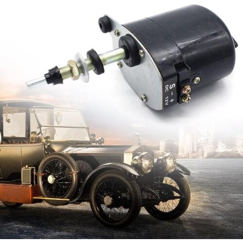 Universal 12V Windshield Windscreen Wiper Motor 105 Degree Wiper Motor for Tractor Oldtimer Auto Replacement Parts