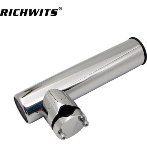 316 Stainless Steel Stand Clamp On Fishing Rod Sea Fishing Rod Holder Boat Yacht Adjustable Fish Rod Holder Accessories Hardware