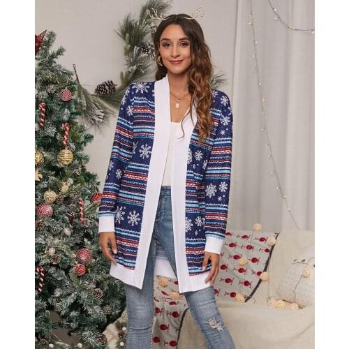 24 style casual sweater cardigan 2021 womens long sleeve leopard print spring and autumn long loose print knitted cardigan coat