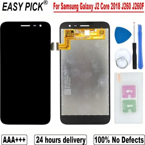 For Samsung Galaxy J2 Core 2018 J260 J260F J260Y J260G SM-J260AZ LCD Display Touch Screen Digitizer Assembly Free tools