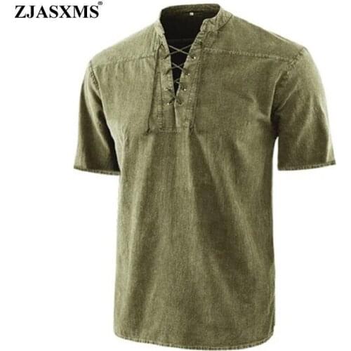 Мужские однотонные футболки ZJASXMS China At AliExpress