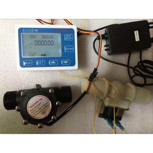 1'' Digital flowmeter quantitative controller industrial controller DN25 flowmeter Beer/coffee drinks water flow meter