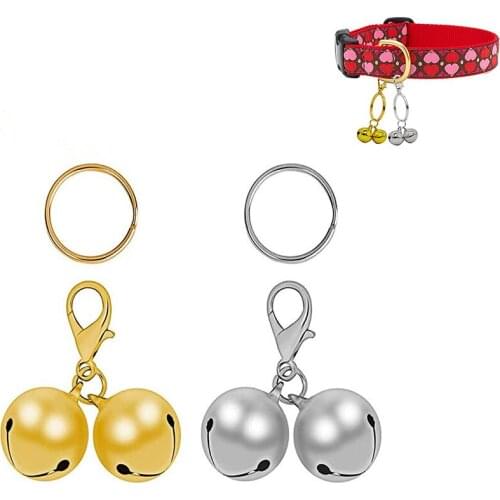 2pcs/Set Pet Bells Dog Collar Cat Collar Bells Loud Kitten Puppy Toy Decoration Cat Accessories Supplies Products