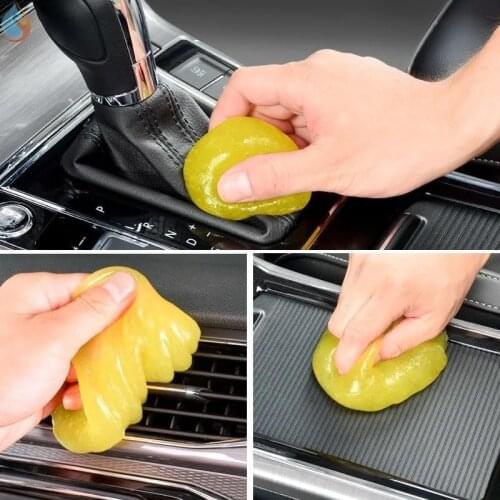 75g Super Auto Car Cleaning Pad Glue Powder Cleaner Magic Cleaner Dust Remover Gel Home Computer Keyboard Clean Tool Dust Clean