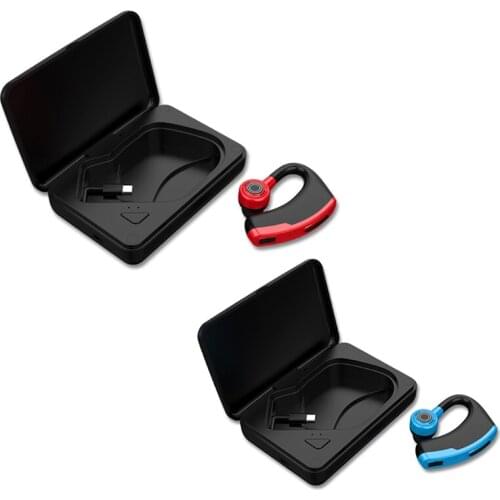 Car Wireless Earphone V10 Business Bluetooth Headphone Fast Charging Driver Handsfree Earphone with Mic Voice