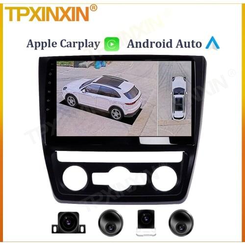 6+128G For Skoda Yeti 5L 2009 2014 Android Screen Radio AI Voice Control Car Multimedia Video bluetooth Player GPS Navigation