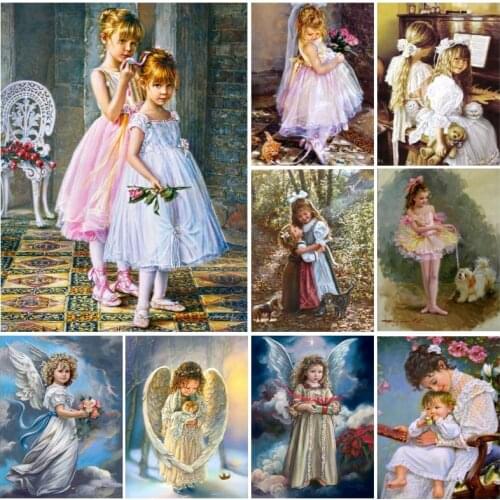 Diy 5d Mosaic Sandra Kuck Encore Diamond Painting Art Ballet Girl Embroidery Corss Stitch Kit Handwork Wall Decor For Home