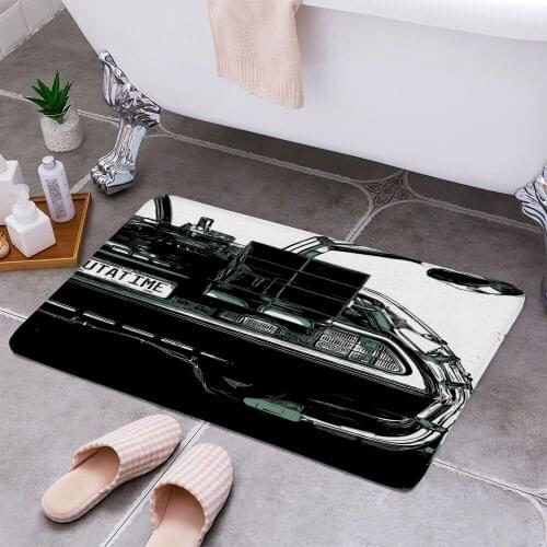 The delorean Carpet Areas Rug Non-slip Floor Mat Rug 3D Printing Living Room Bedroom Door Mat Home Decoration