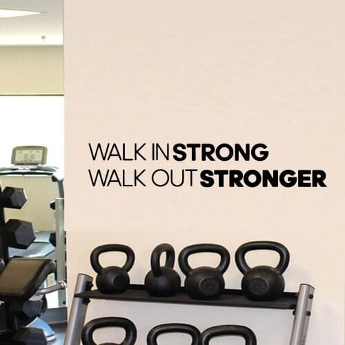 Beauty GYM Wall Decal Living Room Removable Mural For Baby Kids Rooms Decor Wall Art Decal