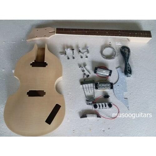 NEW DIY Electric Bass Guitar Kit Violin Bass Build Your Own