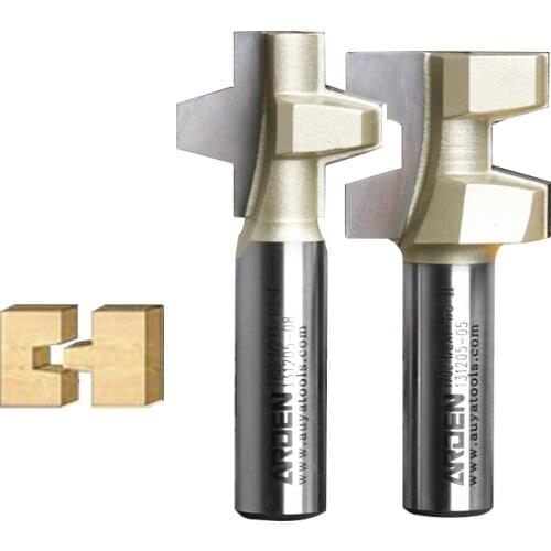 Woodworking Tool GLUE JOINT Router BIT SET -1/2*1-1/8-I 1/2*1-1/8-II -1/2"Shank-Arden A1702038&A1702048