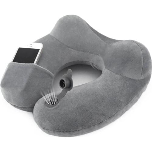 Inflatable U Pillow Travel Portable Car Neck Pillow Neck Pillow