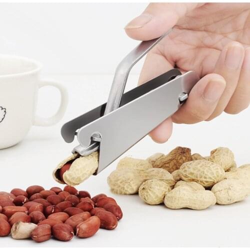 Stainless Steel Sheller Nut Cracker Sunflower Seed Peeler Walnut Clamp Kitchen Household Tool Sheller Nutcracker
