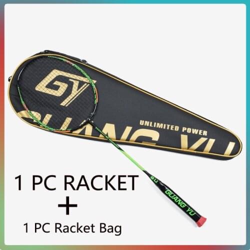 Professional 8U Badminton Racket Carbon Fiber Ultralight Badminton Racquet G4 Offensive Type 25-27 Lbs Training Sports With Ba