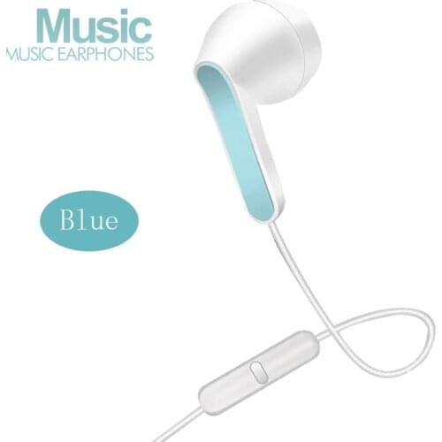 U52 3.5MM Wire Earphone Stereo IN-Ear Headphone Running Music Game Earphone Noise Cancel For Mobile Phone PC PAD Laptop With Mic