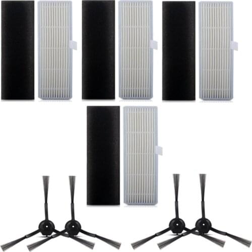 Replacement Side Brushes Filter Accessories Kit Parts for Uoni V980 PLUS Sweeper Accessories